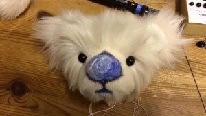 Blue nose bear head Blue nose bear head