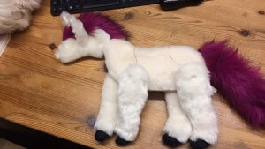 Unicorn all sewn up Unicorn all sewn up