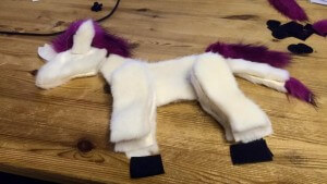 Unicorn cut out Unicorn cut out